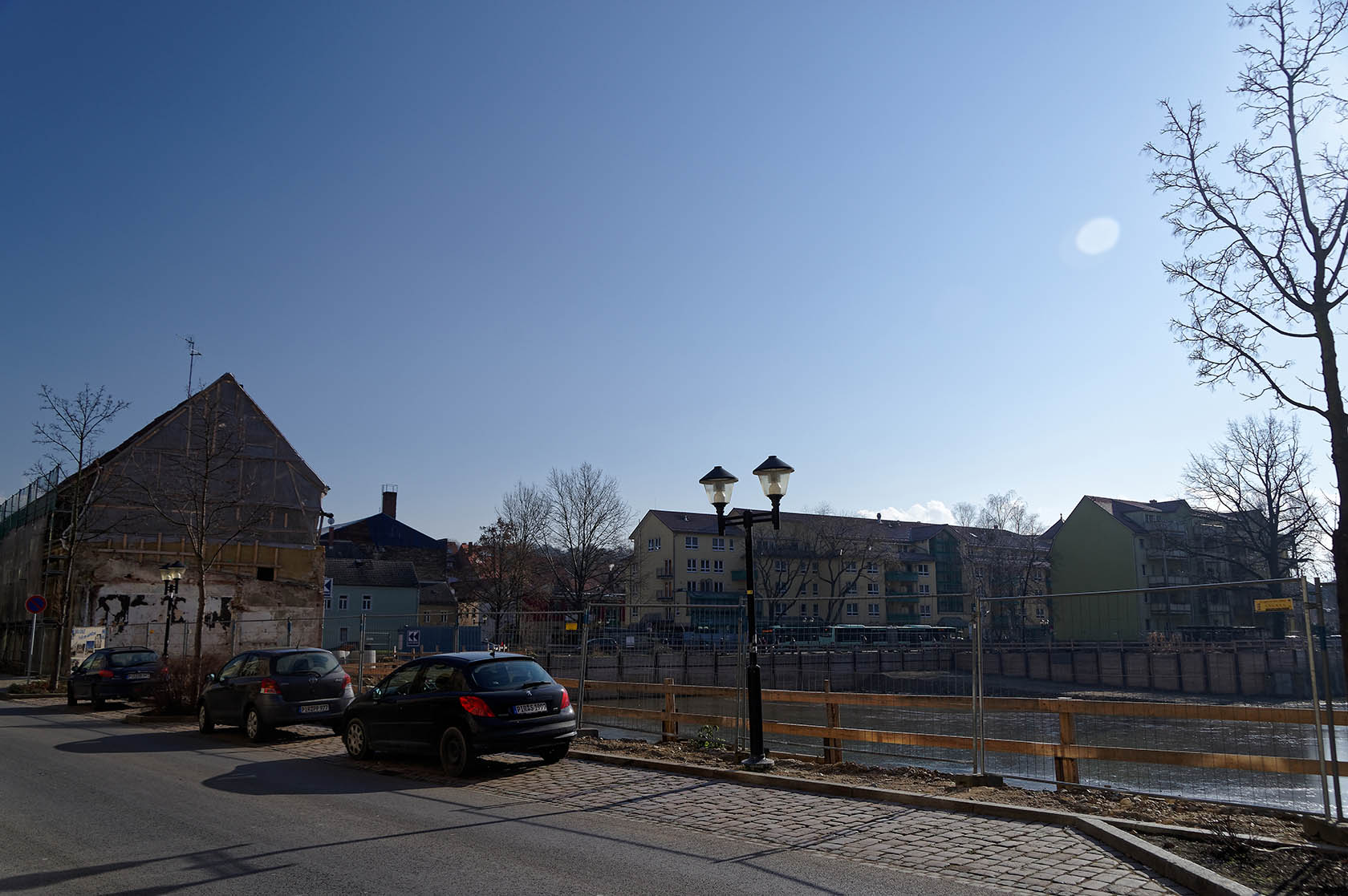 SCheunenhof, Ansicht Bahnhofstrae,
              Februar 2018