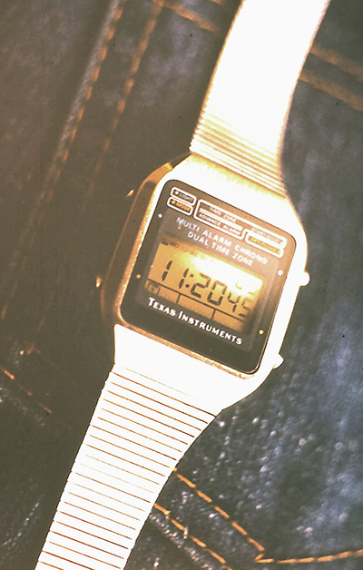 LCD-Uhr Texas Instruments TI-8351-31
                              (1981)